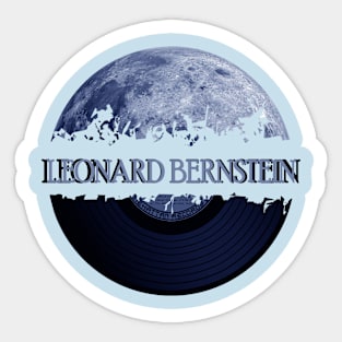 Leonard Bernstein blue moon vinyl Sticker